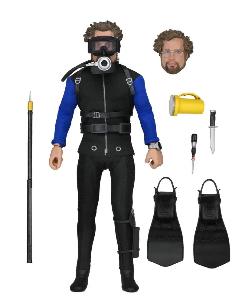 Der weiße Hai Clothed Actionfigur Matt Hooper (Shark Cage) 20 cm termékfotó