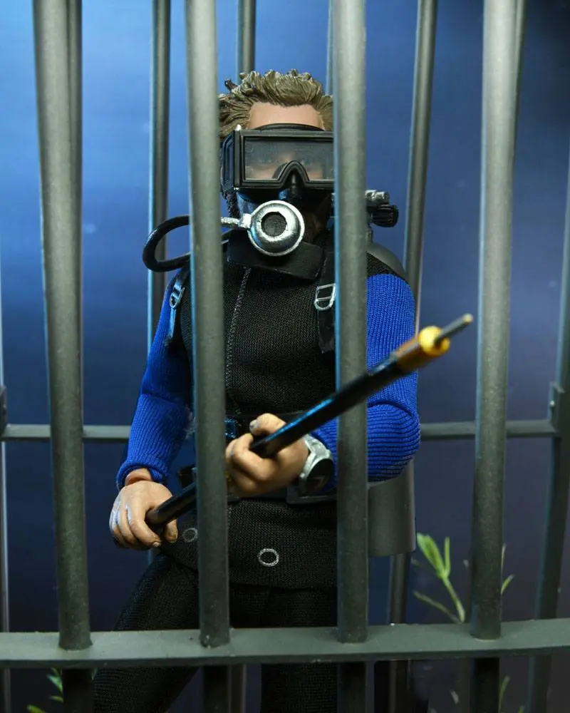 Der weiße Hai Clothed Actionfigur Matt Hooper (Shark Cage) 20 cm termékfotó