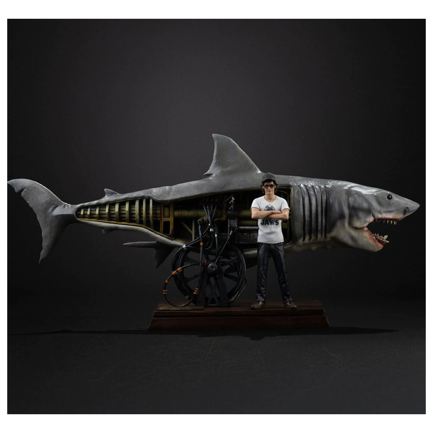 Jaws Deluxe Art Scale Statue 1/10 Steven Spielberg Jaws 50. Jubiläum 27 cm Produktfoto