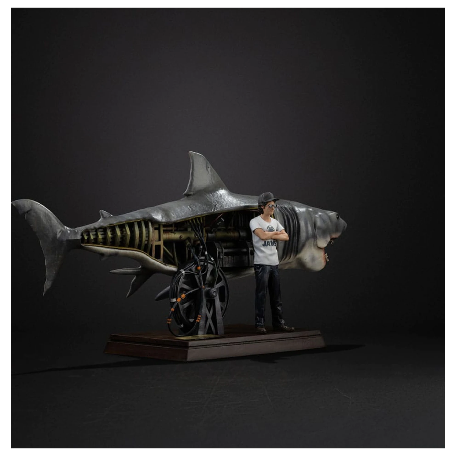 Jaws Deluxe Art Scale Statue 1/10 Steven Spielberg Jaws 50. Jubiläum 27 cm Produktfoto
