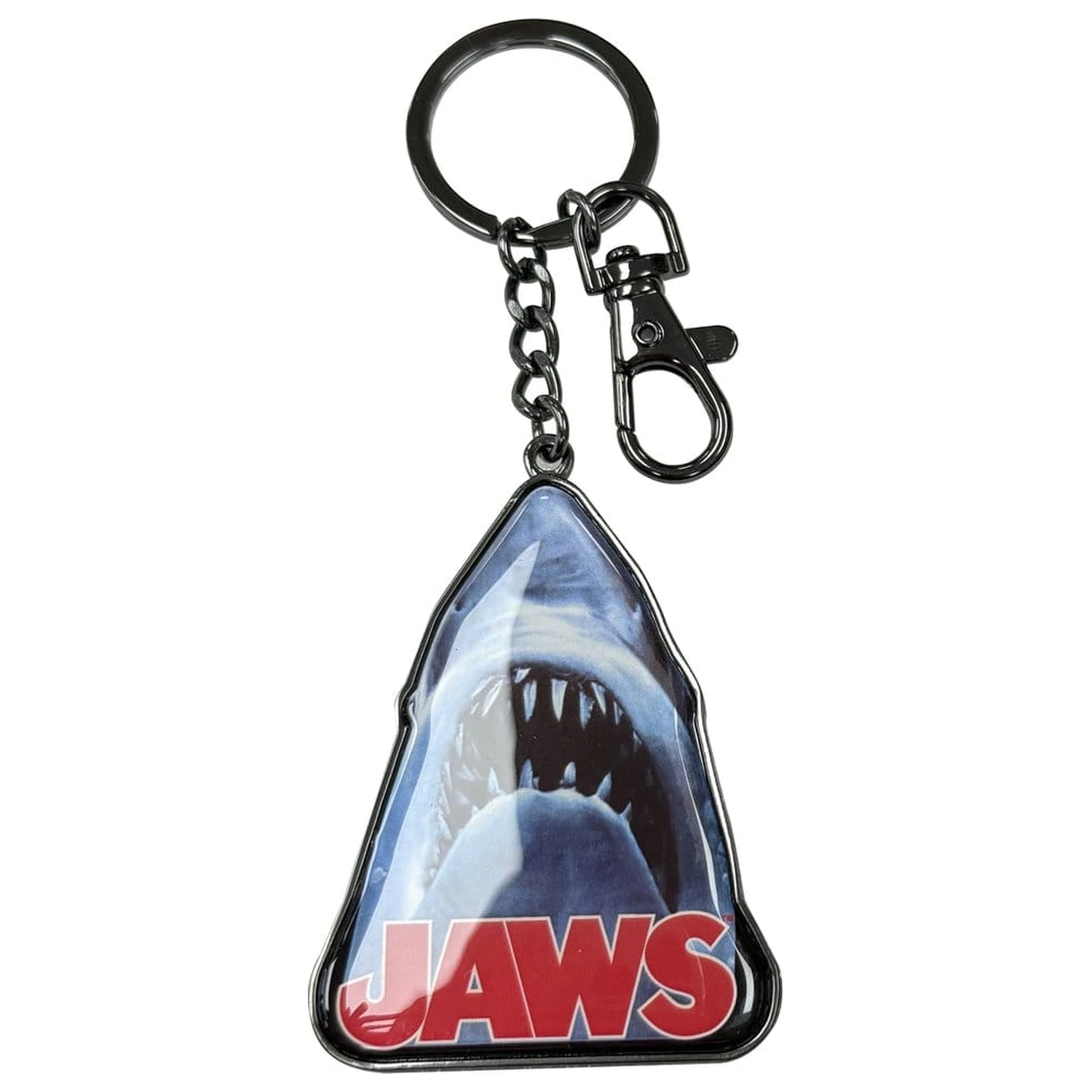 Jaws Metall Schlüsselanhänger Shark Logo 15 cm Produktfoto
