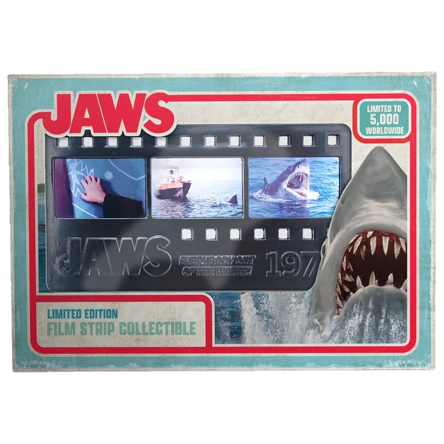 Jaws Barren Metall Filmstreifen Sammlerstück Limitierte Edition Produktfoto