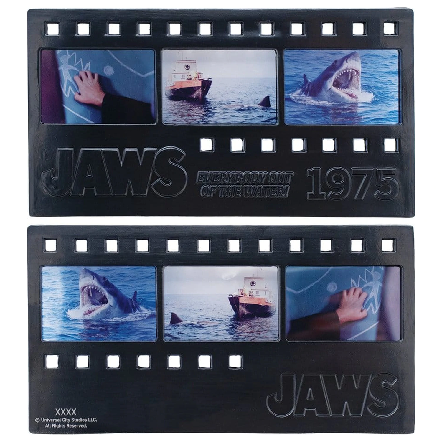 Jaws Barren Metall Filmstreifen Sammlerstück Limitierte Edition Produktfoto