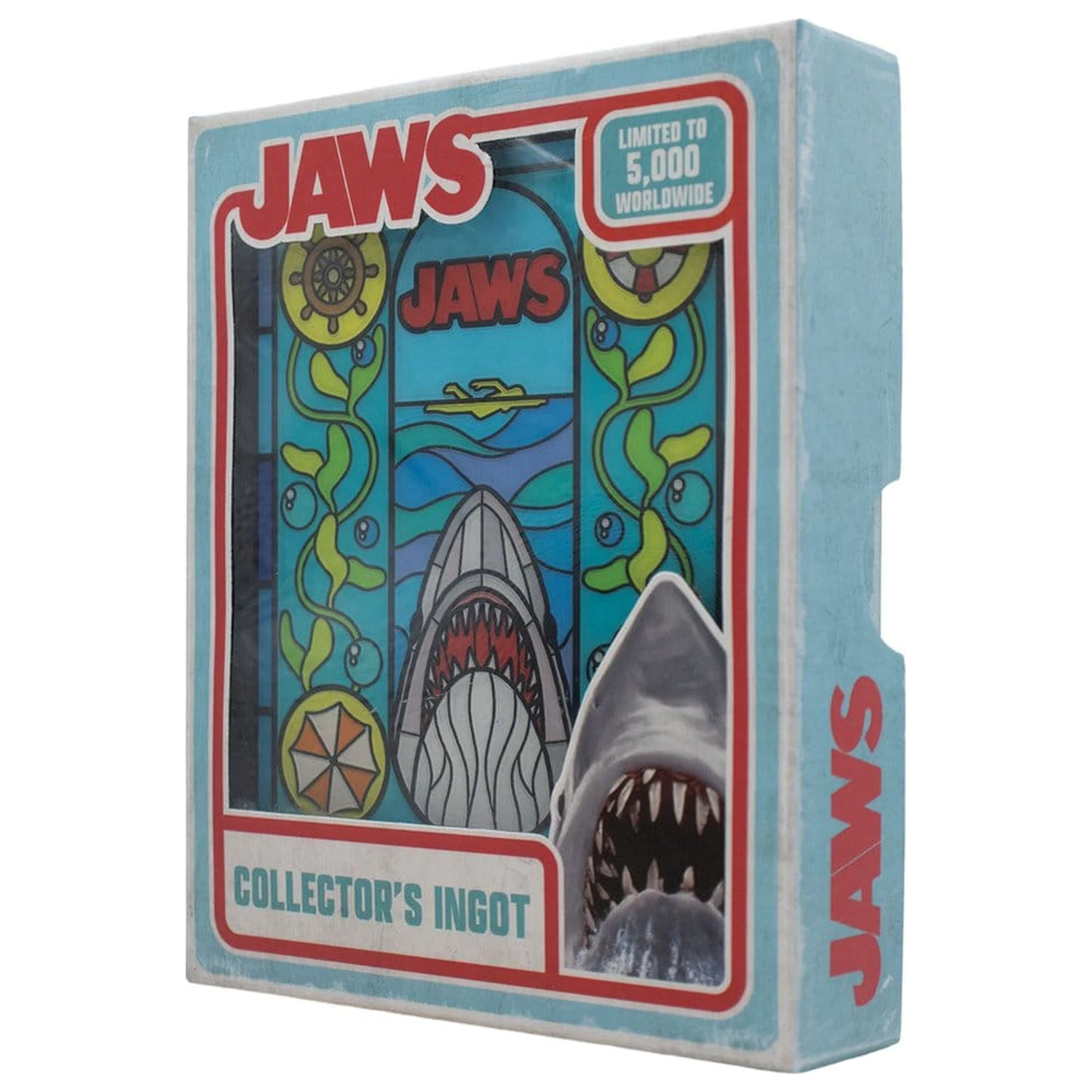 Jaws Barren im Buntglas-Stil Limited Edition Produktfoto