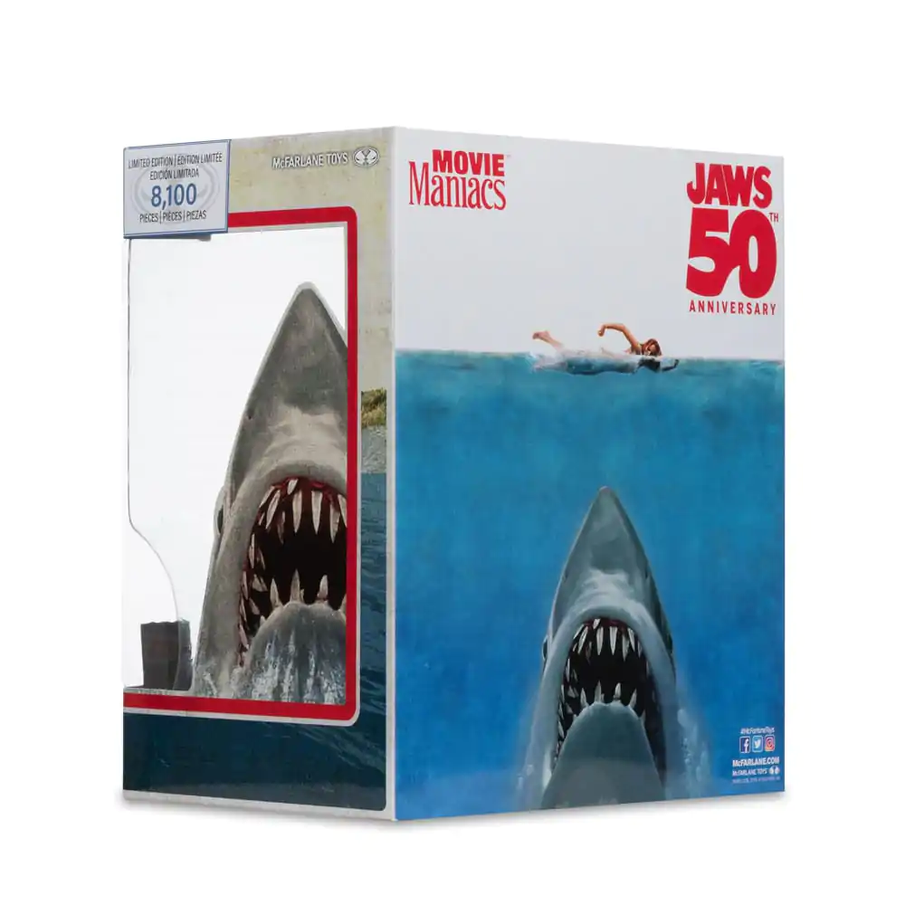 Jaws Movie Maniacs PVC Statue Jaws (50th Anniversary) 16 cm Produktfoto
