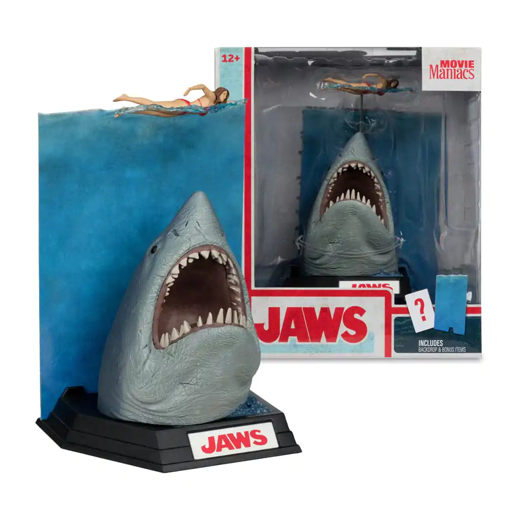 Jaws Movie Maniacs PVC Statue Jaws (50th Anniversary) 16 cm Produktfoto