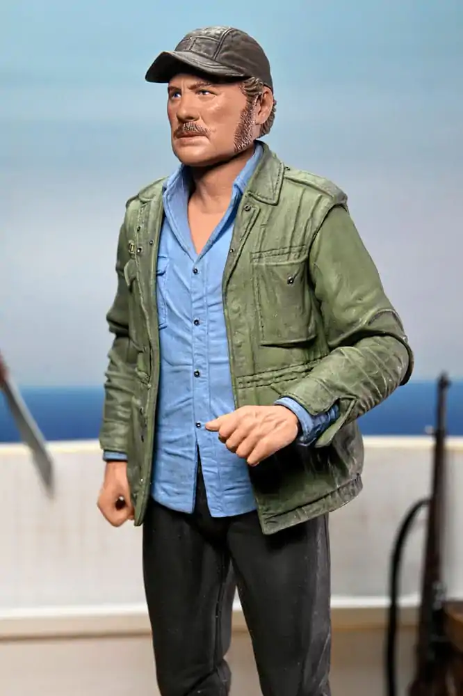 Jaws Action Figur Ultimate Sam Quint 50-jähriges Jubiläum Figur 18 cm Produktfoto