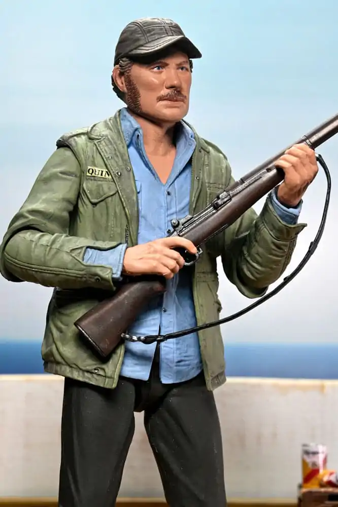 Jaws Action Figur Ultimate Sam Quint 50-jähriges Jubiläum Figur 18 cm Produktfoto