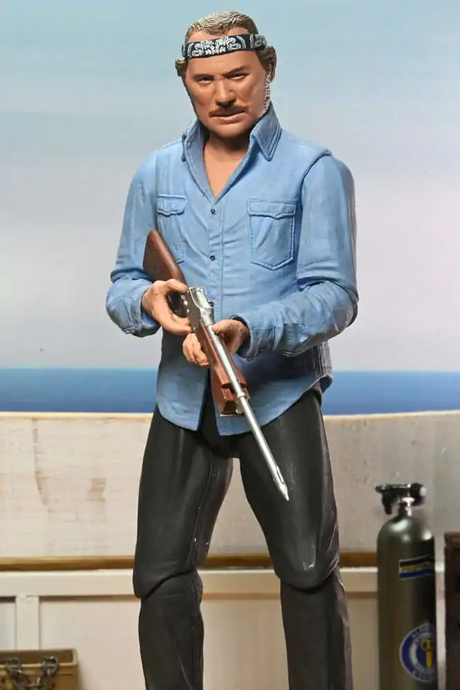 Jaws Action Figur Ultimate Sam Quint 50-jähriges Jubiläum Figur 18 cm Produktfoto