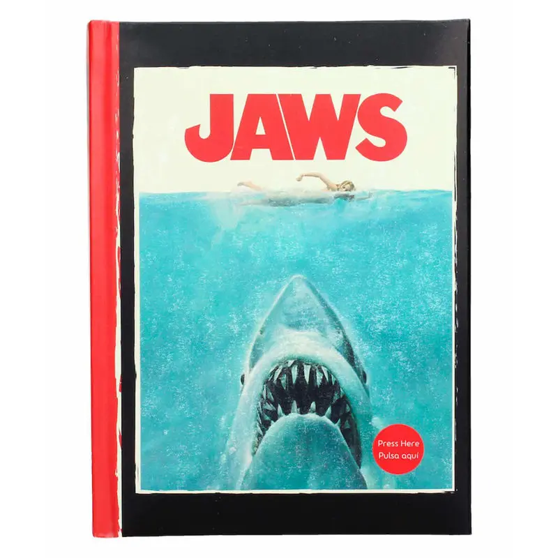 Jaws Notizbuch mit Leuchtfunktion Poster termékfotó