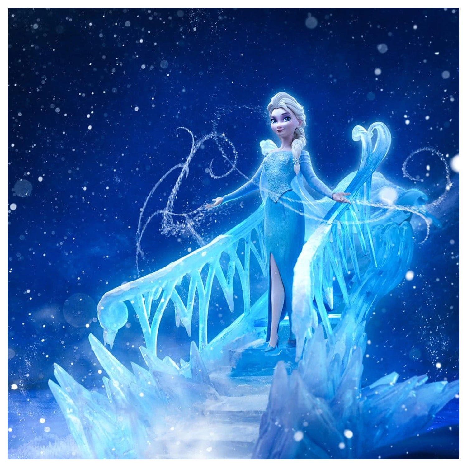 Frozen Art Scale Statue 1/10 Elsa 23 cm Produktfoto
