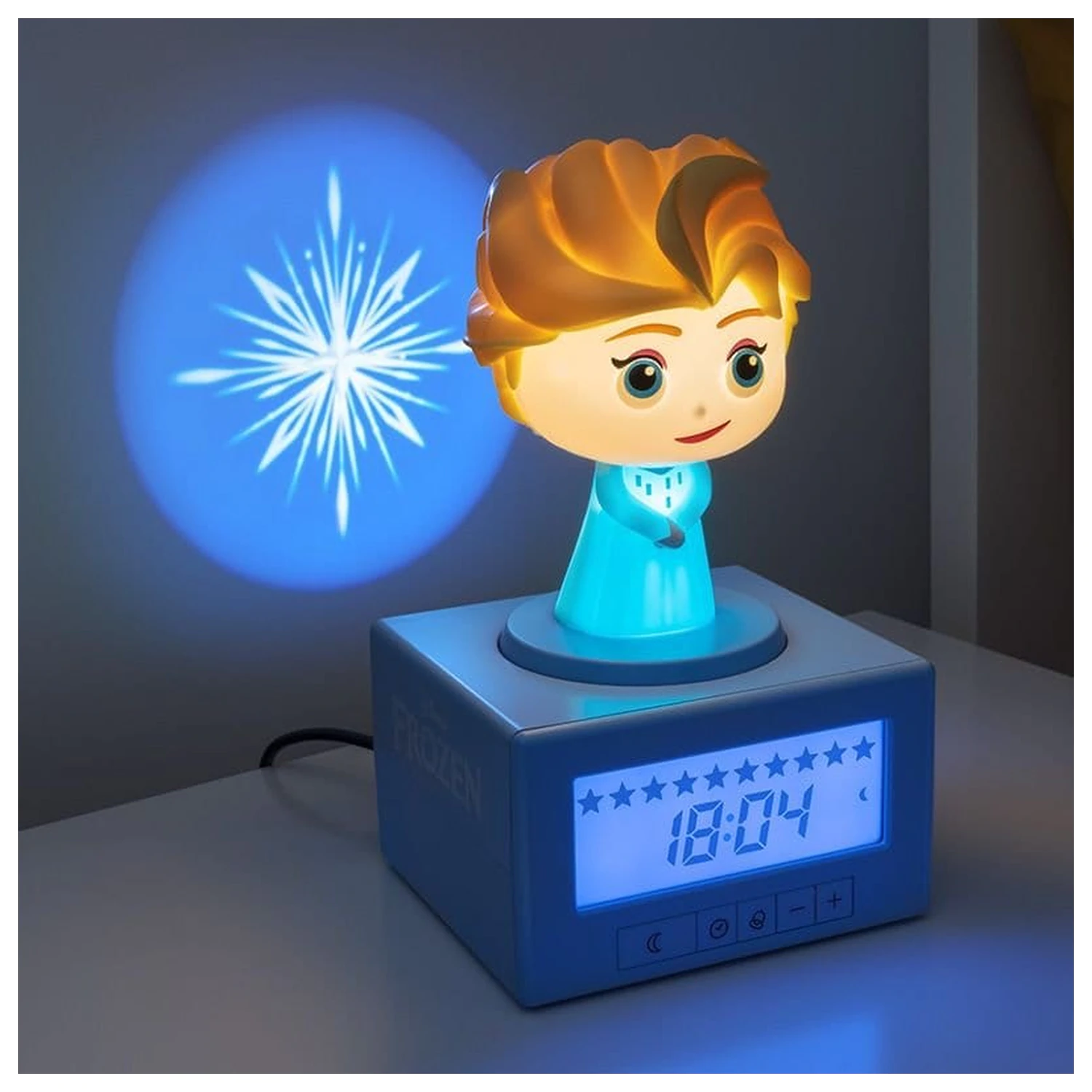 Frozen Wecker Elsa Schlaftraining Produktfoto