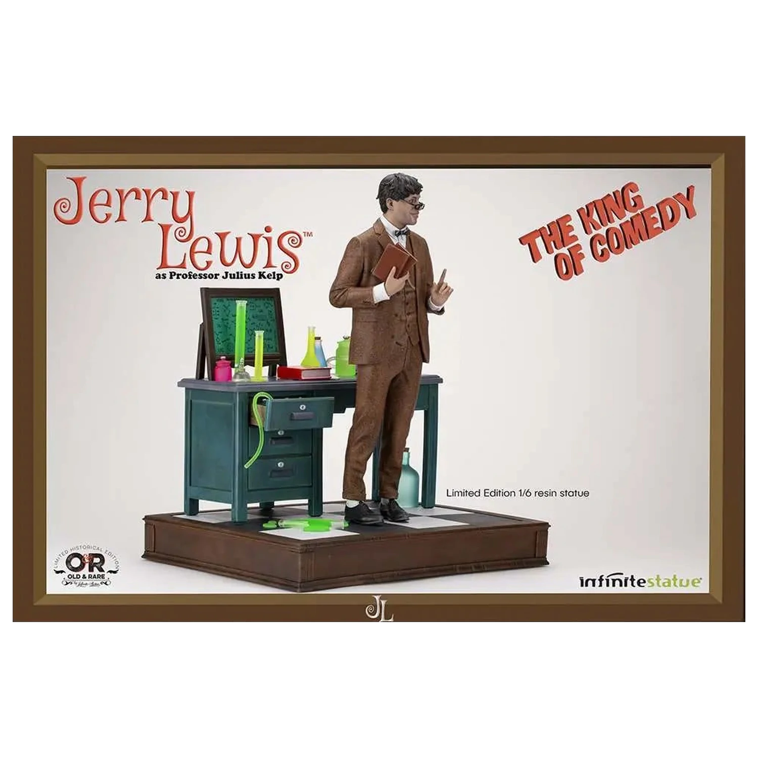 Jerry Lewis Professor Julius Kelp Statue Limitierte Edition 1/6 30 cm Produktfoto