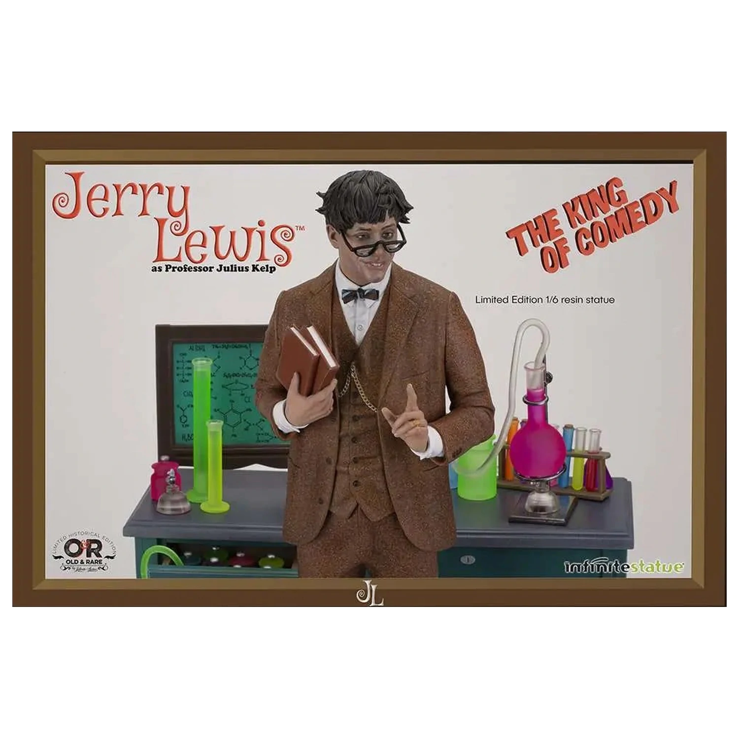 Jerry Lewis Professor Julius Kelp Statue Limitierte Edition 1/6 30 cm Produktfoto