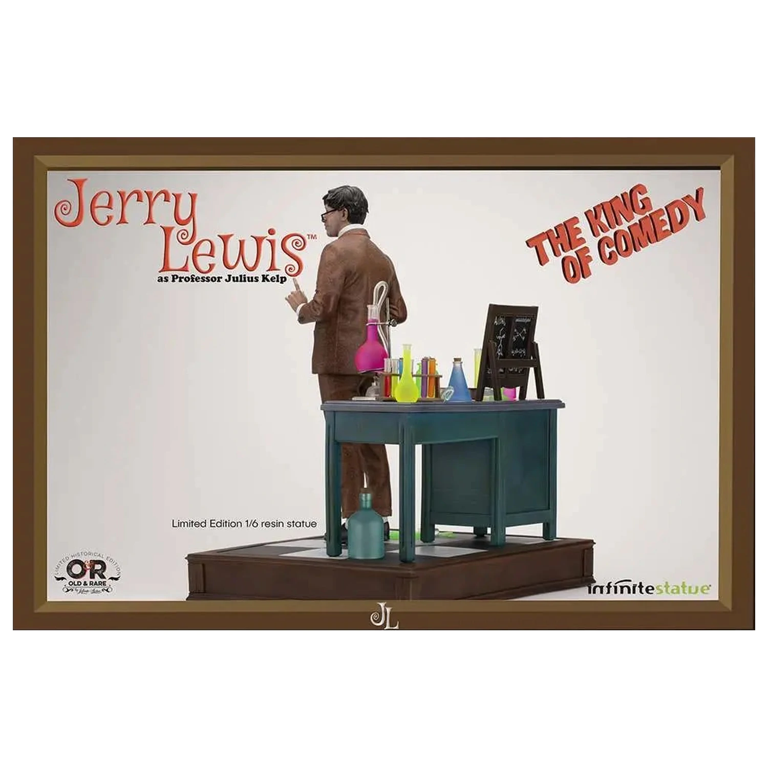 Jerry Lewis Professor Julius Kelp Statue Limitierte Edition 1/6 30 cm Produktfoto