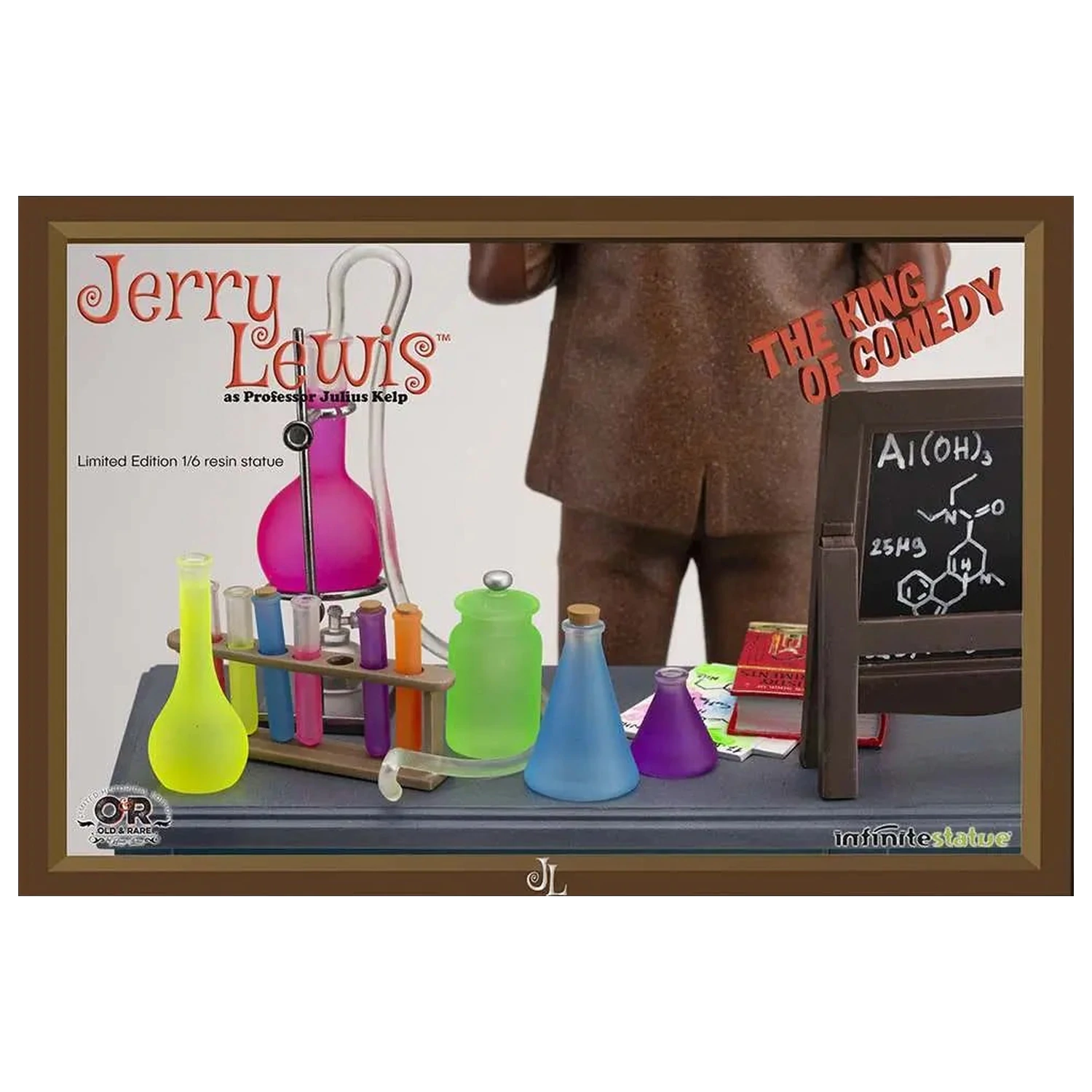 Jerry Lewis Professor Julius Kelp Statue Limitierte Edition 1/6 30 cm Produktfoto