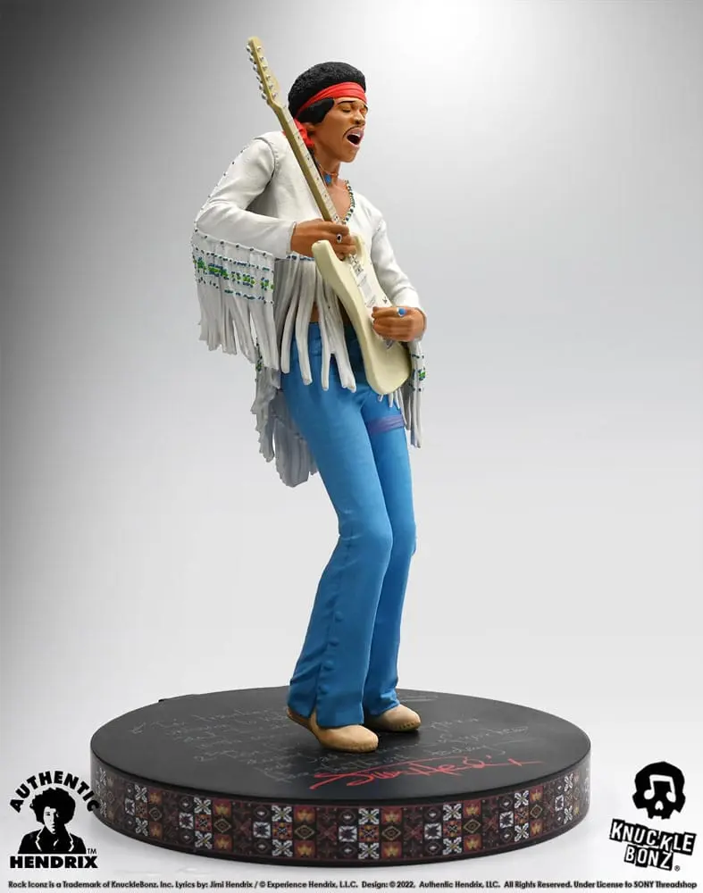 Jimi Hendrix Rock Iconz Statue Jimi Hendrix III 22 cm Produktfoto