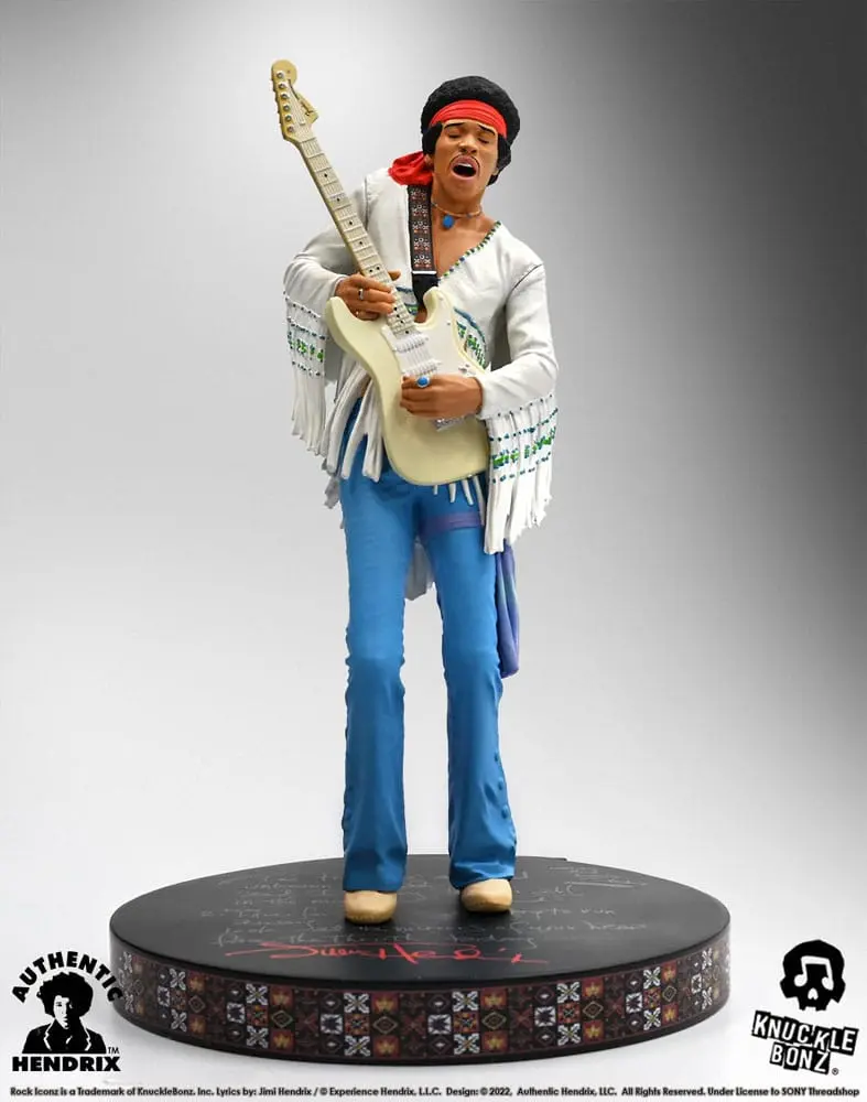 Jimi Hendrix Rock Iconz Statue Jimi Hendrix III 22 cm Produktfoto