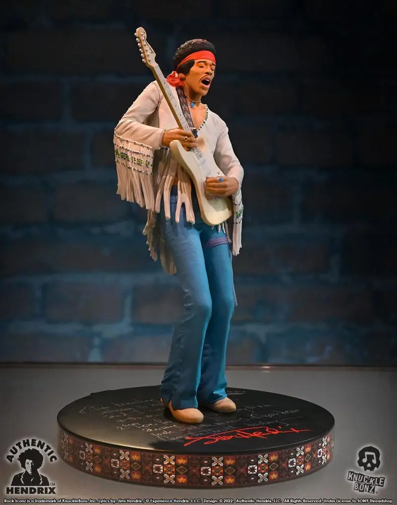 Jimi Hendrix Rock Iconz Statue Jimi Hendrix III 22 cm Produktfoto
