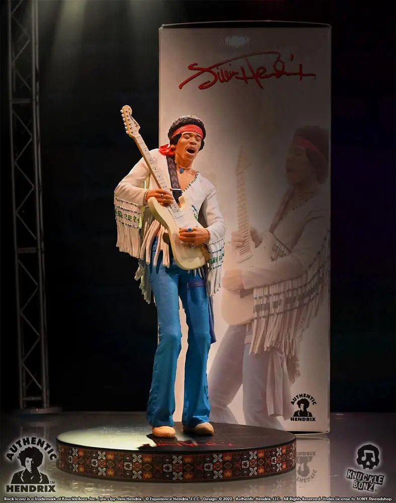 Jimi Hendrix Rock Iconz Statue Jimi Hendrix III 22 cm Produktfoto