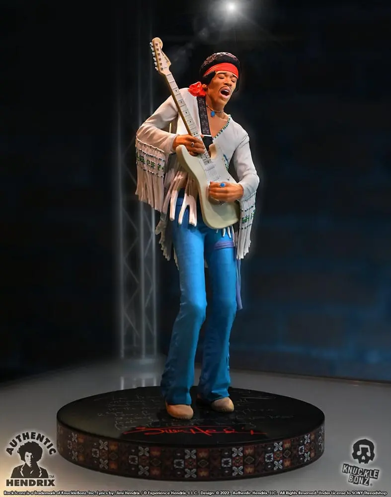 Jimi Hendrix Rock Iconz Statue Jimi Hendrix III 22 cm Produktfoto
