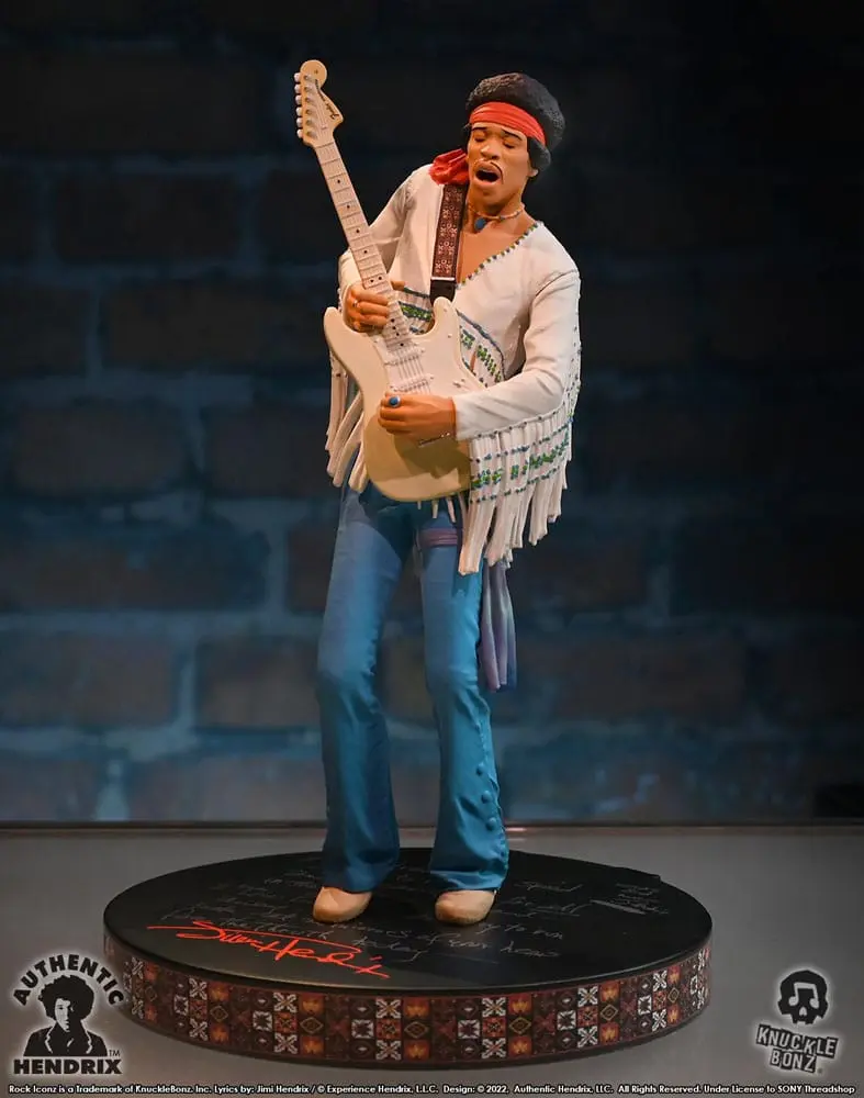 Jimi Hendrix Rock Iconz Statue Jimi Hendrix III 22 cm Produktfoto