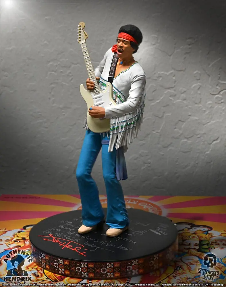 Jimi Hendrix Rock Iconz Statue Jimi Hendrix III 22 cm Produktfoto