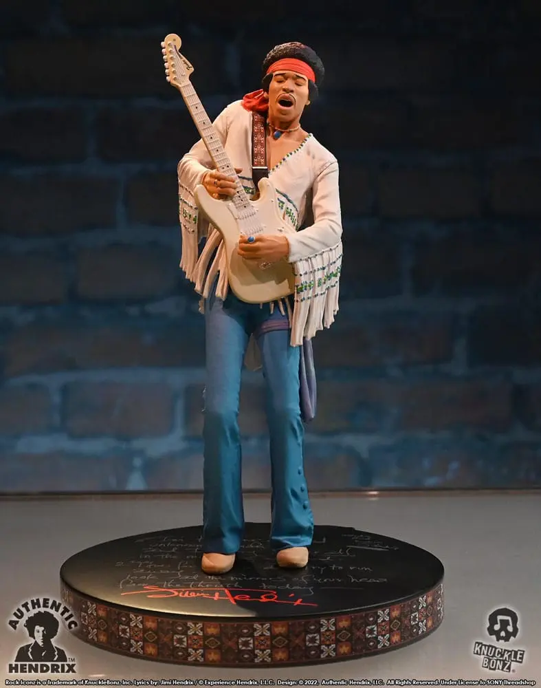 Jimi Hendrix Rock Iconz Statue Jimi Hendrix III 22 cm Produktfoto