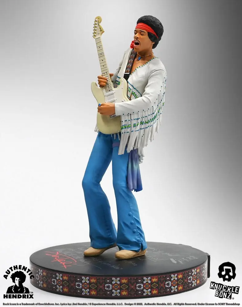 Jimi Hendrix Rock Iconz Statue Jimi Hendrix III 22 cm Produktfoto