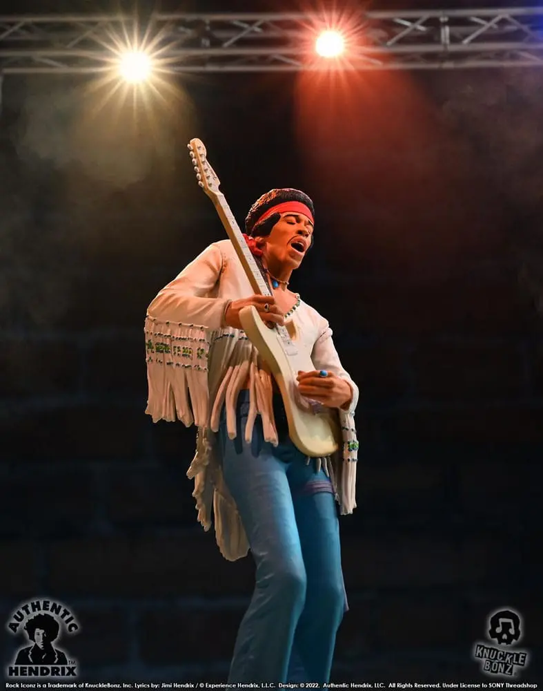 Jimi Hendrix Rock Iconz Statue Jimi Hendrix III 22 cm Produktfoto