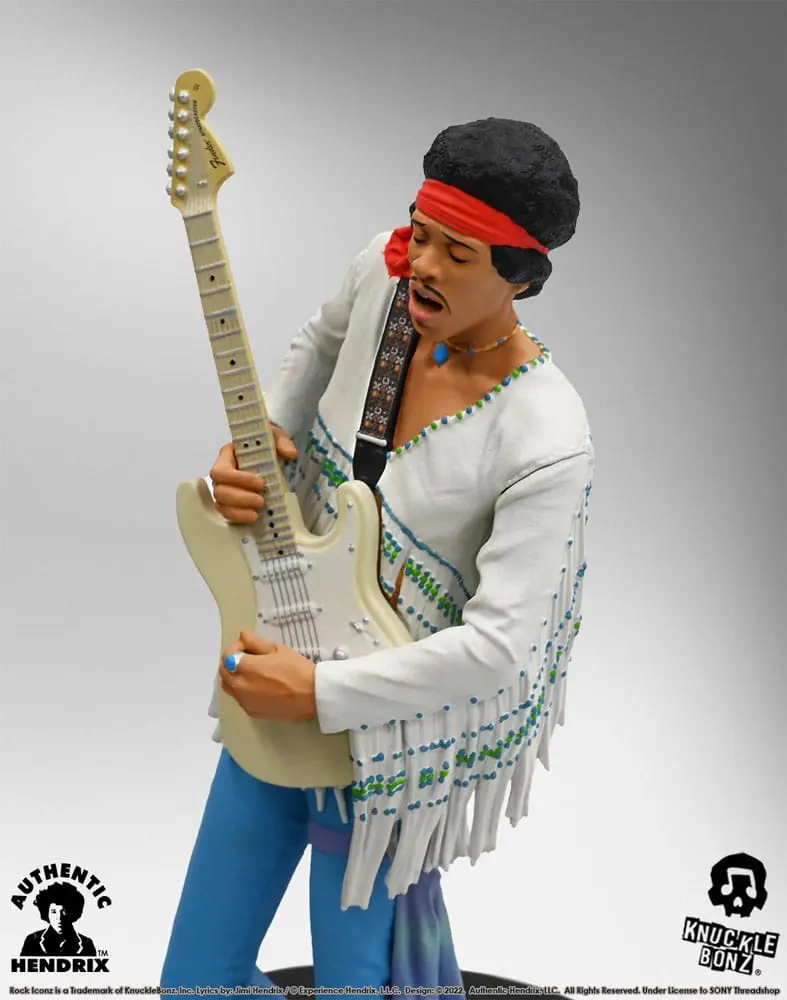 Jimi Hendrix Rock Iconz Statue Jimi Hendrix III 22 cm Produktfoto
