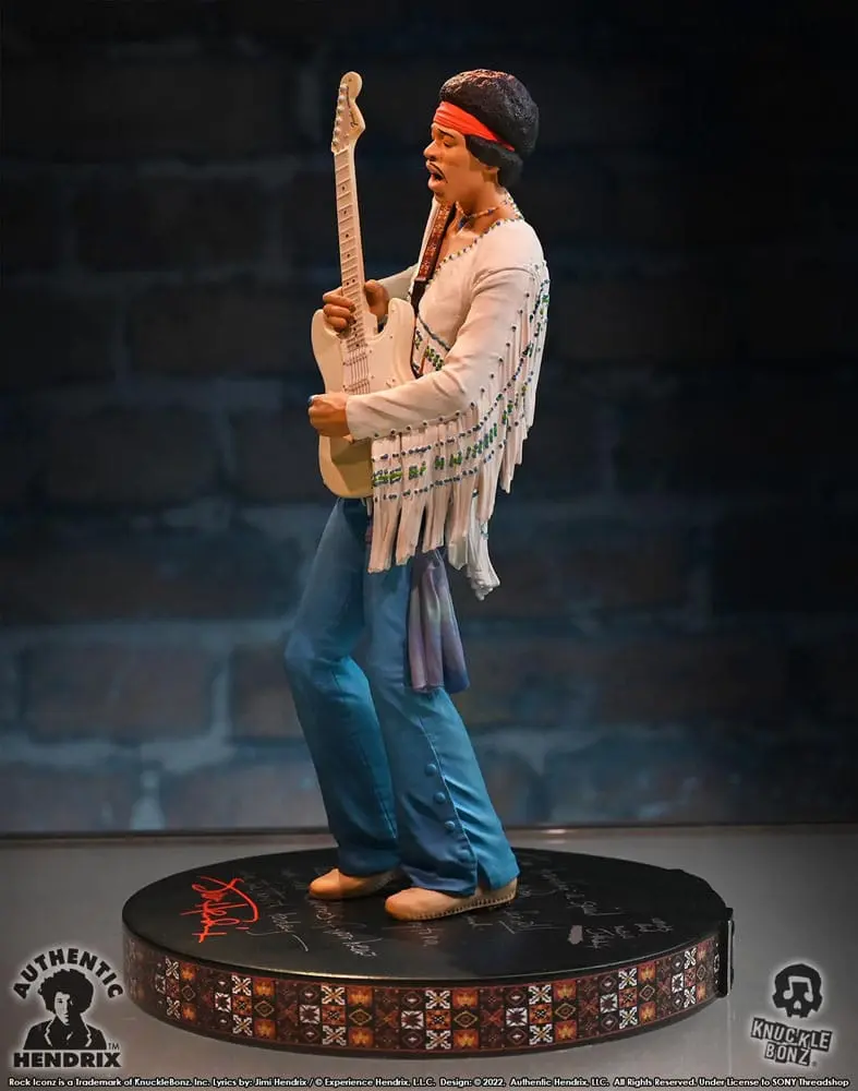 Jimi Hendrix Rock Iconz Statue Jimi Hendrix III 22 cm Produktfoto