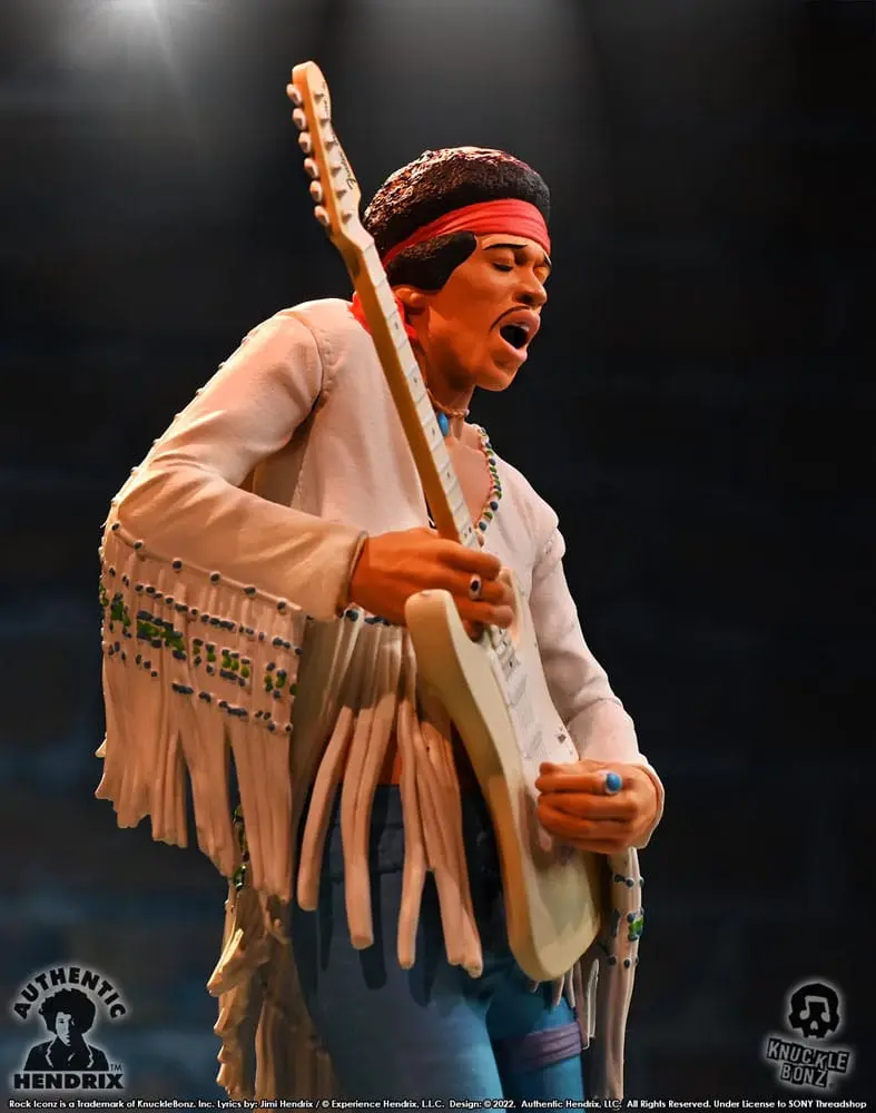 Jimi Hendrix Rock Iconz Statue Jimi Hendrix III 22 cm Produktfoto