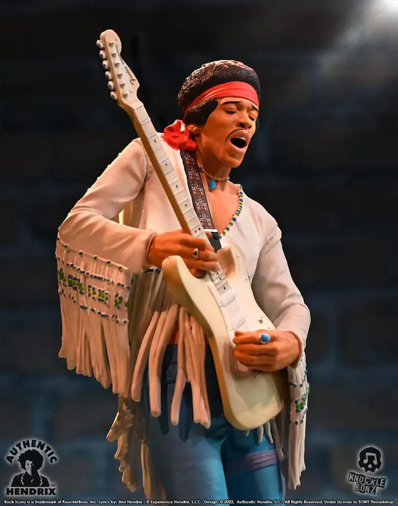 Jimi Hendrix Rock Iconz Statue Jimi Hendrix III 22 cm Produktfoto