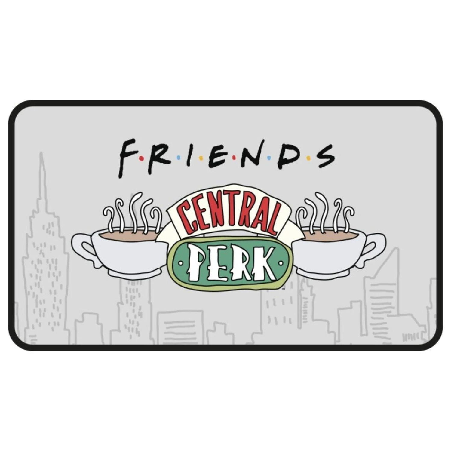 Friends Central Perk Fußmatte, Badematte 40x70 cm Produktfoto