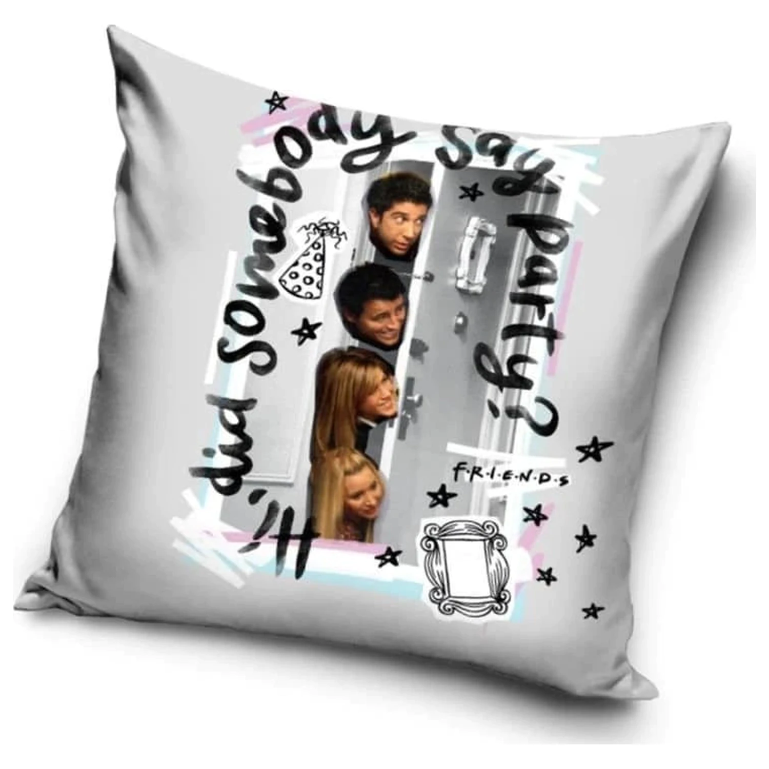 Friends Party Kissenbezug Produktfoto
