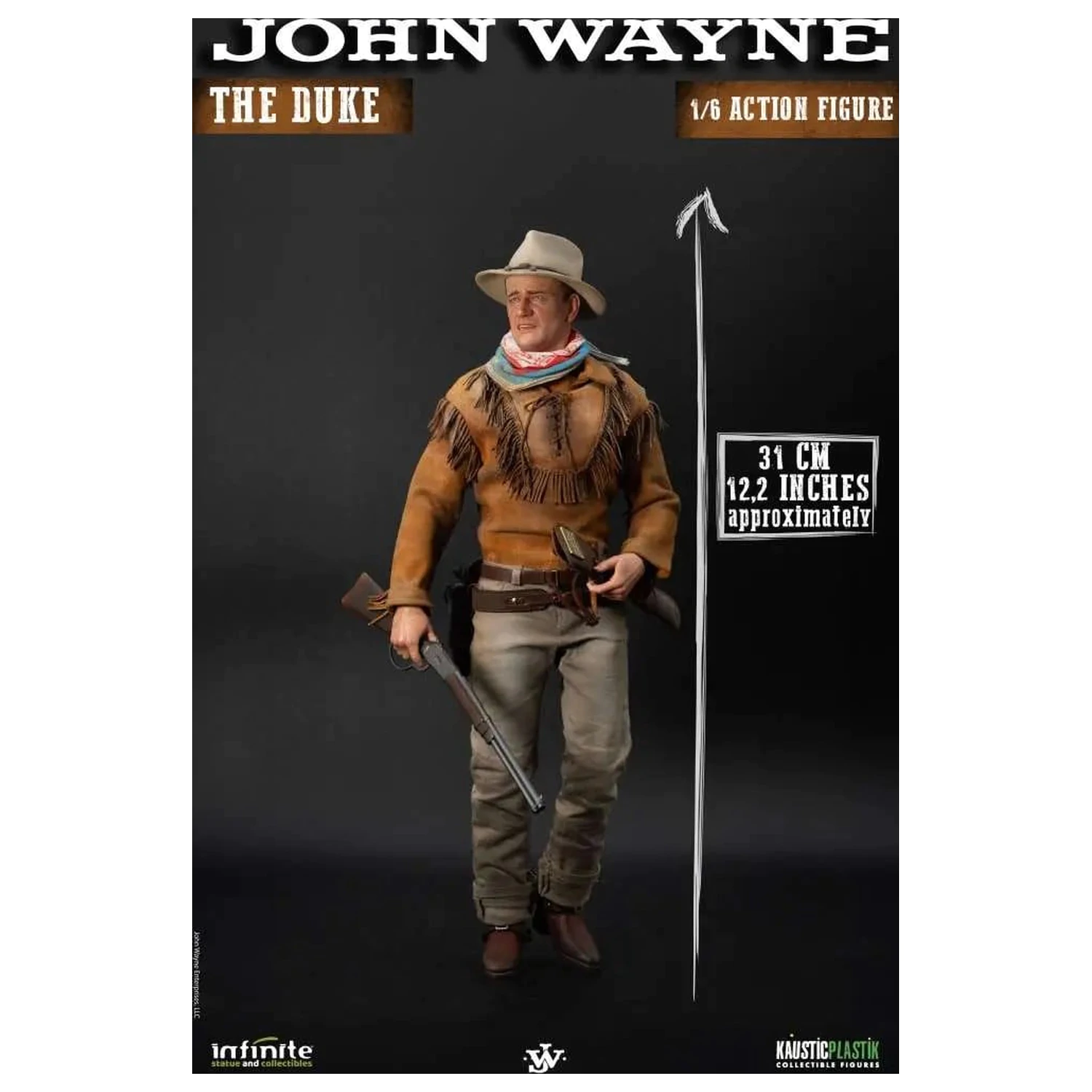 JOHN WAYNE The Duke Figur 1/6 Standard Version 31cm Produktfoto
