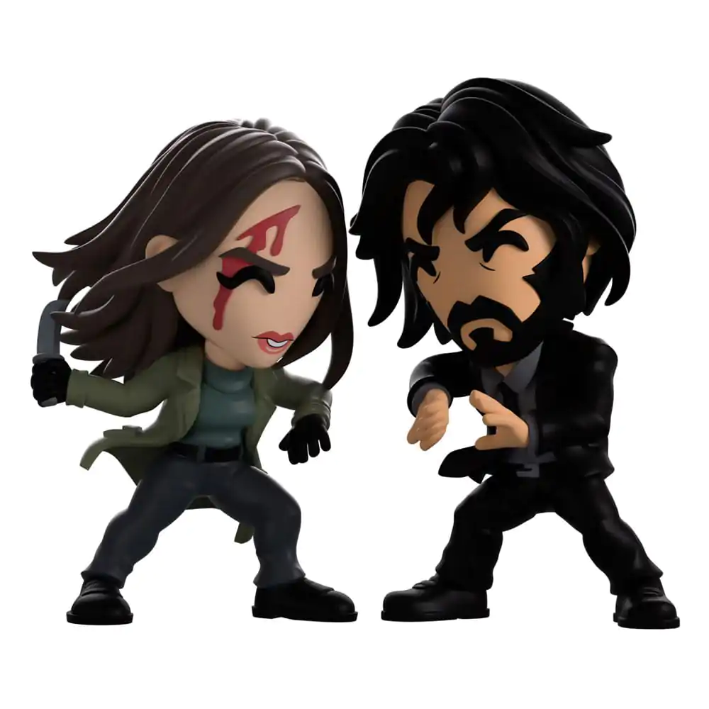 John Wick: Ballerina Vinyl Figuren 2er-Pack Ballerina & John Wick 11 cm Produktfoto