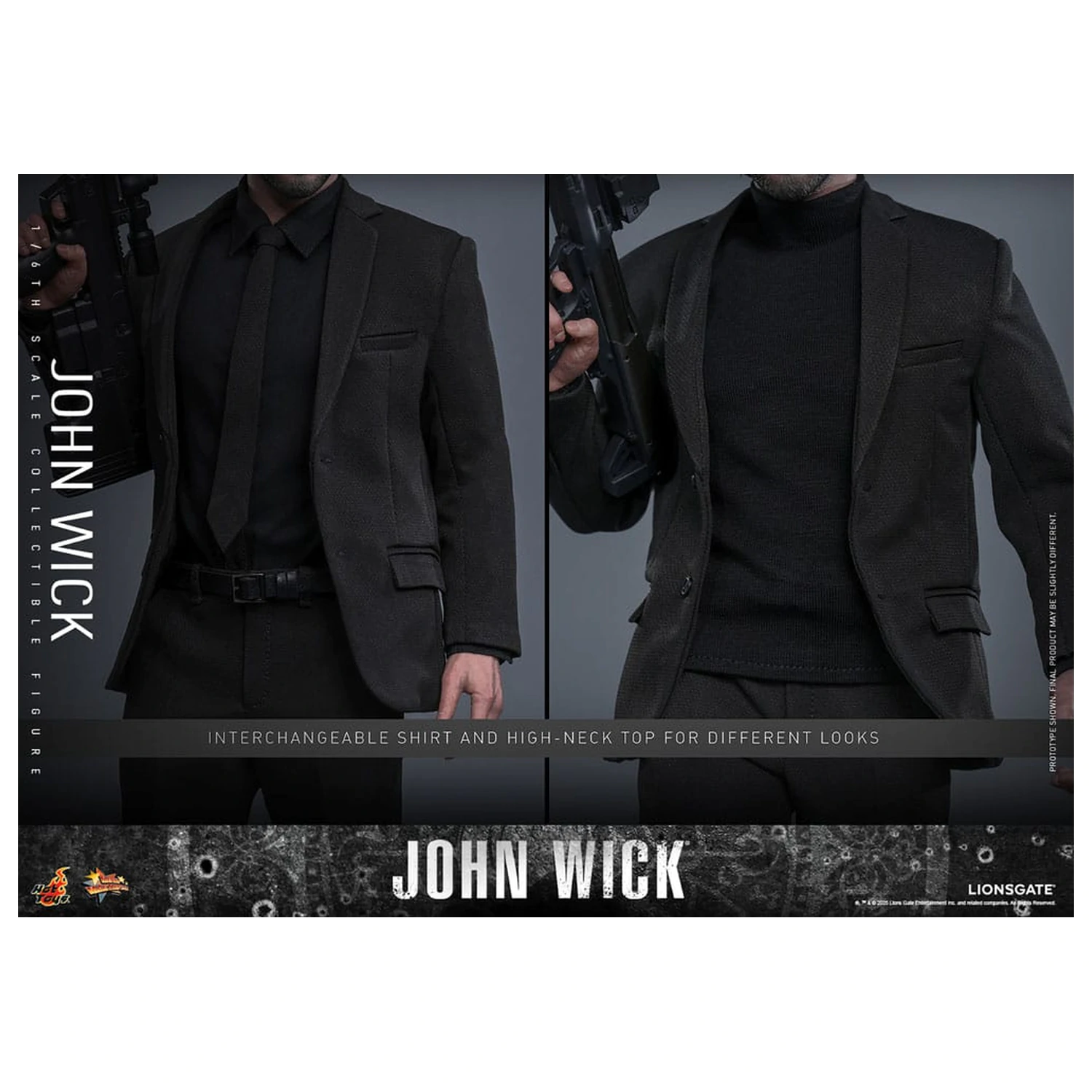 John Wick Film Meisterstück Action-Figur 1/6 John Wick 31 cm Produktfoto