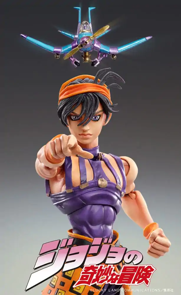 JoJo's Bizarre Adventure Part 5: Golden Wind Action Figur Chozokado Narancia Ghirga & As 15 cm Produktfoto