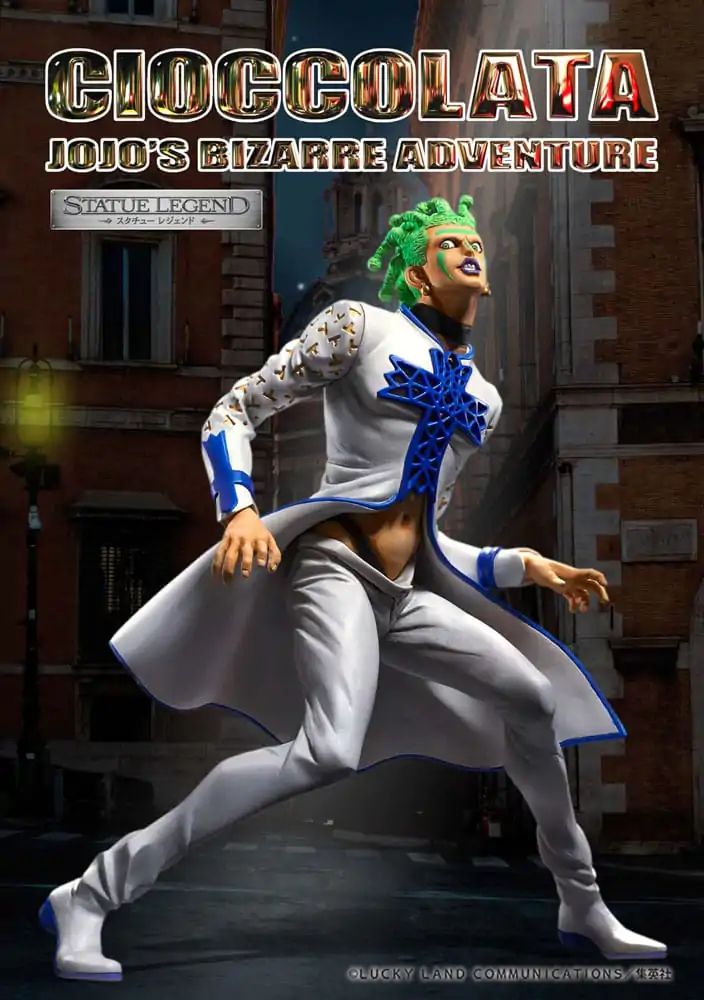 JoJo's Bizarre Adventure Part 5 Golden Wind Statue Legend PVC Statue Cioccolata 17 cm termékfotó