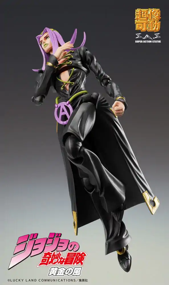 JoJo's Bizarre Adventure Part 5 Super Action Actionfigur Chozokado Leone Abbacchio Black Ver. 16 cm Produktfoto