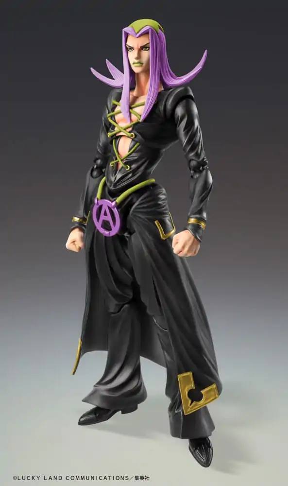 JoJo's Bizarre Adventure Part 5 Super Action Actionfigur Chozokado Leone Abbacchio Black Ver. 16 cm Produktfoto