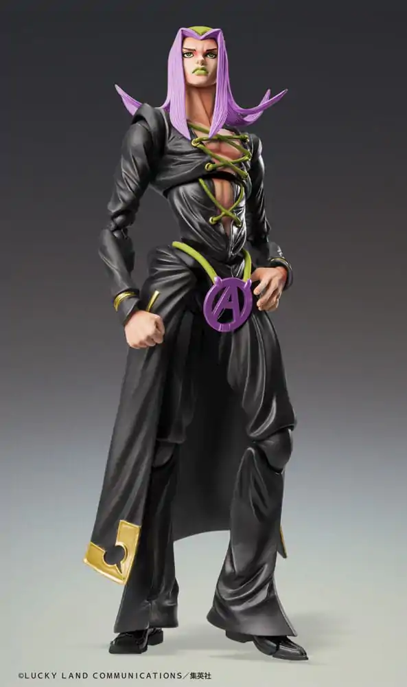 JoJo's Bizarre Adventure Part 5 Super Action Actionfigur Chozokado Leone Abbacchio Black Ver. 16 cm Produktfoto