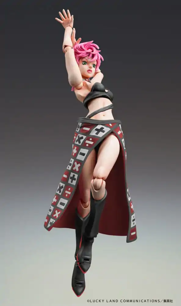 JoJo's Bizarre Adventure Part 5 Super Action Actionfigur Chozokado Trish Una Black Ver. 15 cm Produktfoto