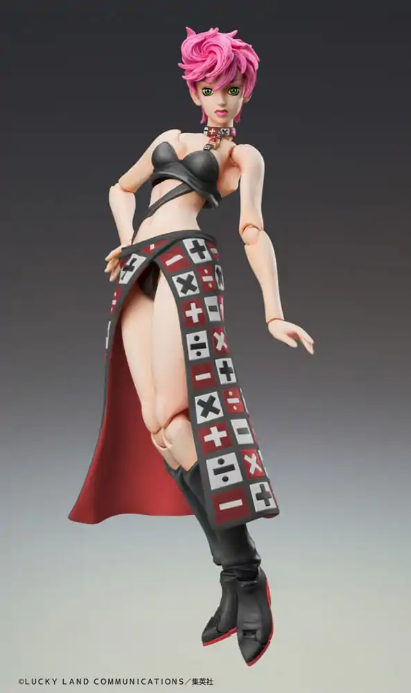 JoJo's Bizarre Adventure Part 5 Super Action Actionfigur Chozokado Trish Una Black Ver. 15 cm Produktfoto