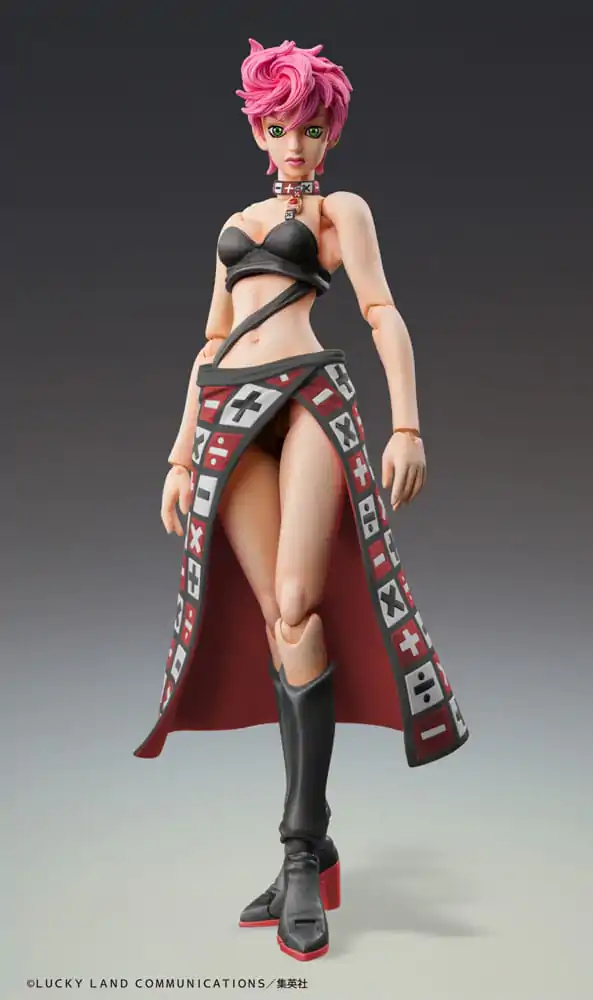 JoJo's Bizarre Adventure Part 5 Super Action Actionfigur Chozokado Trish Una Black Ver. 15 cm Produktfoto