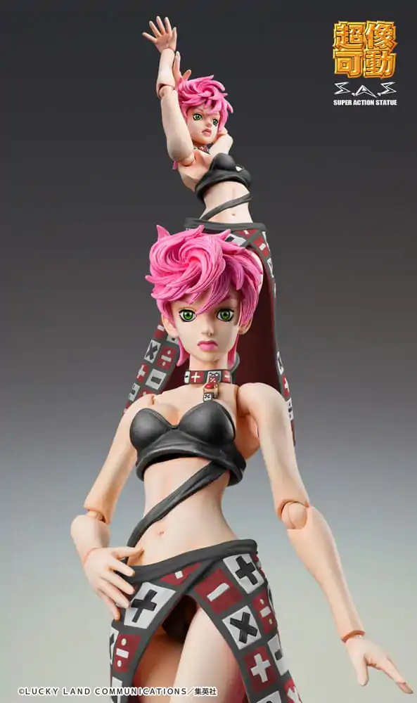 JoJo's Bizarre Adventure Part 5 Super Action Actionfigur Chozokado Trish Una Black Ver. 15 cm Produktfoto