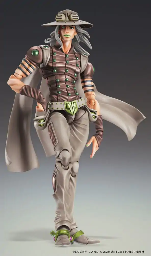 JoJo's Bizarre Adventure Part7 Steel Ball Run Super Action Actionfigur Chozokado Gyro Zeppeli Third 16 cm Produktfoto