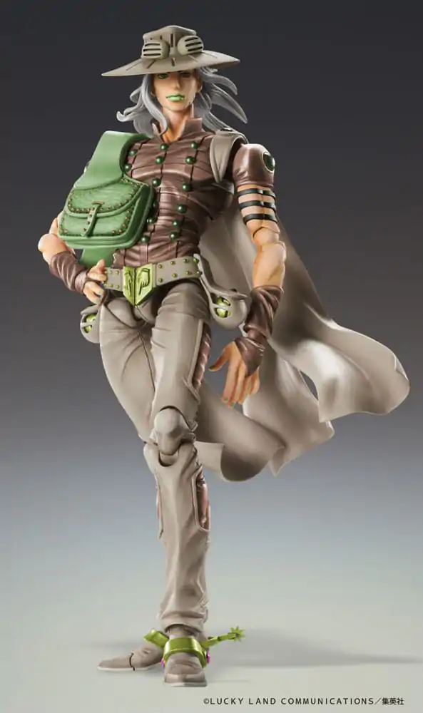 JoJo's Bizarre Adventure Part7 Steel Ball Run Super Action Action Figur Chozokado Johnny Joestar Second 15 cm Produktfoto
